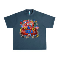 Midnight Navy usa truck Urban Heavy Tee - Zillion Design Studio