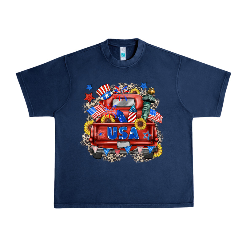 Usa Truck Urban Heavy Tee by Zillion Design Studio | Teevron