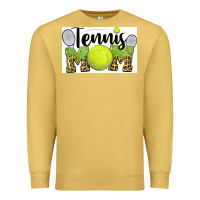 Antique Gold tennis mom Premium Sweatshirt - BarkalooDesign