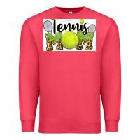 Cardinal tennis mom Premium Sweatshirt - BarkalooDesign