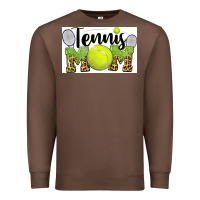 Chestnut tennis mom Premium Sweatshirt - BarkalooDesign
