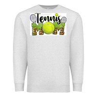 Oatmeal Heather tennis mom Premium Sweatshirt - BarkalooDesign