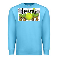 Ocean Blue tennis mom Premium Sweatshirt - BarkalooDesign