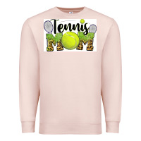 Pale Pink tennis mom Premium Sweatshirt - BarkalooDesign