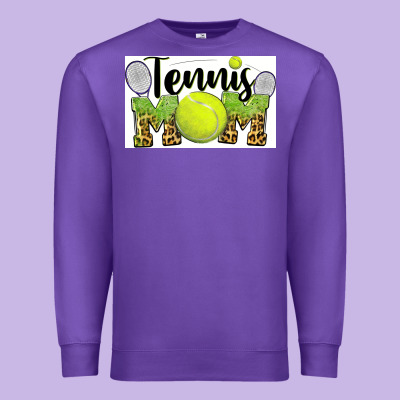 Tennis Mom Premium Sweatshirt Designed By Barkaloodesign