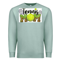 Seafoam tennis mom Premium Sweatshirt - BarkalooDesign