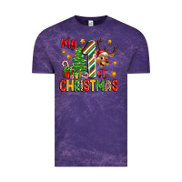 Cloud Purple my first christmas Vintage Tee - Zillion Design Studio
