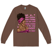 Chestnut afro woman cancer Long Sleeve Tee - texasbilliewilder
