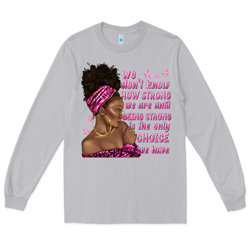 Afro Woman Cancer Long Sleeve Tee by texasbilliewilder | Teevron