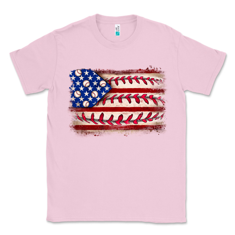 Baseball American Flag Classic Tee by Neo Western | Teevron