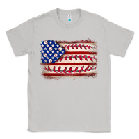 Moon Dust Baseball American flag Classic Tee - Neo Western