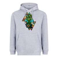 Heather Grey cactus1 Heavyweight Hoodie - JahusDesignShop