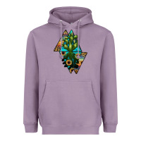 Lavender cactus1 Heavyweight Hoodie - JahusDesignShop