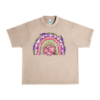 French Oak Easter Floral Spring Rainbow Urban Heavy Tee - RanaPortraitStore