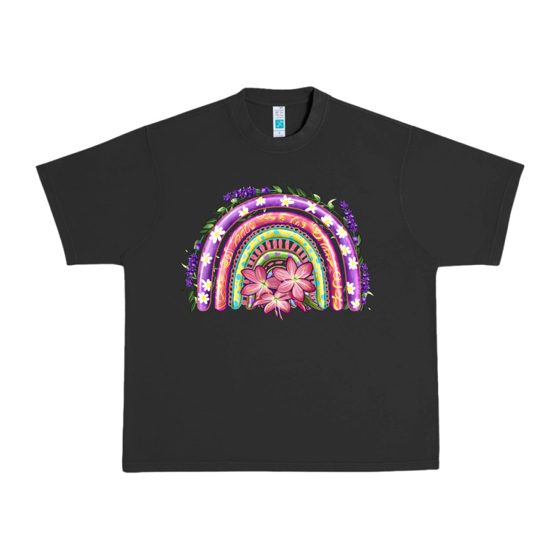 Easter Floral Spring Rainbow Urban Heavy Tee by RanaPortraitStore | Teevron