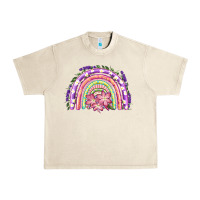Sandshell Easter Floral Spring Rainbow Urban Heavy Tee - RanaPortraitStore