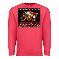Cardinal joy shaggy cow christmas Premium Sweatshirt - Jasminsmagicworld