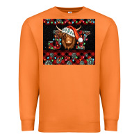 Carrot joy shaggy cow christmas Premium Sweatshirt - Jasminsmagicworld