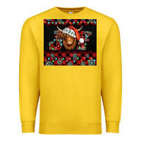 Lemon joy shaggy cow christmas Premium Sweatshirt - Jasminsmagicworld