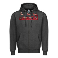 Charcoal Heather american flag lips 16oz libbey cup Zipper Hoodie - HRA Design Shop