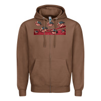 Chestnut american flag lips 16oz libbey cup Zipper Hoodie - HRA Design Shop