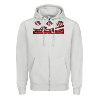 Dove Grey american flag lips 16oz libbey cup Zipper Hoodie - HRA Design Shop