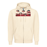 Sandshell american flag lips 16oz libbey cup Zipper Hoodie - HRA Design Shop