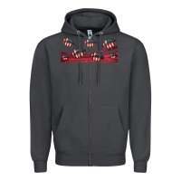 Smoke american flag lips 16oz libbey cup Zipper Hoodie - HRA Design Shop