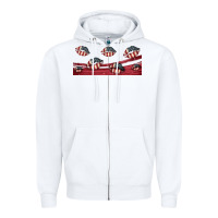 White american flag lips 16oz libbey cup Zipper Hoodie - HRA Design Shop