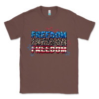 Chestnut Freedom freedom freedom 4th of july Classic Tee - CowGirlArtShop