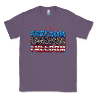 Lavender Freedom freedom freedom 4th of july Classic Tee - CowGirlArtShop