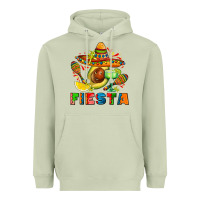 Matcha fıesta with avocado and sombrero Heavyweight Hoodie - AdoDesignShop
