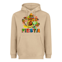 Mushroom fıesta with avocado and sombrero Heavyweight Hoodie - AdoDesignShop