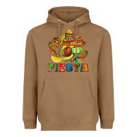 Toasted Coconut fıesta with avocado and sombrero Heavyweight Hoodie - AdoDesignShop