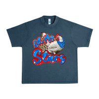 Midnight Navy oh my stars chicken Urban Heavy Tee - Zillion Design Studio