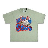 Oil Green oh my stars chicken Urban Heavy Tee - Zillion Design Studio