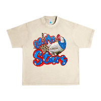 Sandshell oh my stars chicken Urban Heavy Tee - Zillion Design Studio