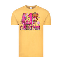 Vintage Mustard 1st christmas gingerbread girl Vintage Tee - Zillion Design Studio