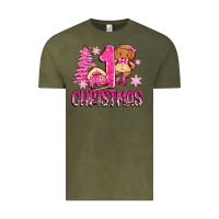Vintage Olive 1st christmas gingerbread girl Vintage Tee - Zillion Design Studio