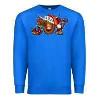 True Royal joy christmas shaggy cow Premium Sweatshirt - Jasminsmagicworld