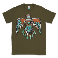 Army Green thunderbird with gemstone Classic Tee - BarkalooDesign