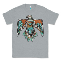 Heather Grey thunderbird with gemstone Classic Tee - BarkalooDesign
