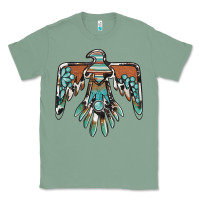 Sage thunderbird with gemstone Classic Tee - BarkalooDesign