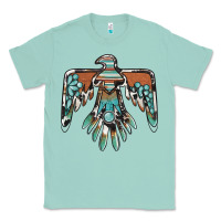 Seafoam thunderbird with gemstone Classic Tee - BarkalooDesign