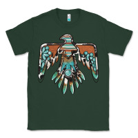 Sports Green thunderbird with gemstone Classic Tee - BarkalooDesign