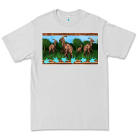 Dove Grey parasaurolophus sippy cup Premium Tee - Artiststas