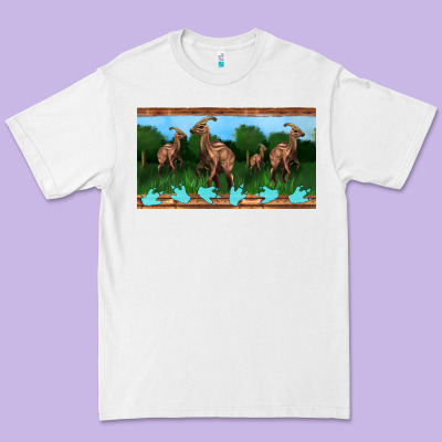 Parasaurolophus Sippy Cup Premium Tee Designed By Artiststas