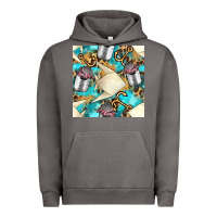 Pigment Tornado Paper Fish And Canned With Anchor Seamless Pattern Pbs Urban Hoodie - BundleAndBundleShop