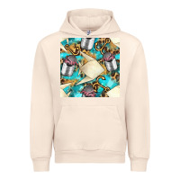 Sandshell Paper Fish And Canned With Anchor Seamless Pattern Pbs Urban Hoodie - BundleAndBundleShop