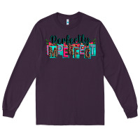 Plum perfectly imperfect Long Sleeve Tee - Zillion Design Studio